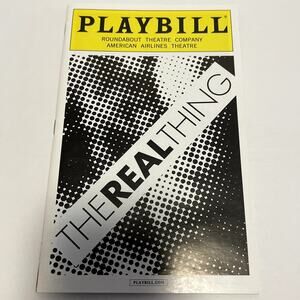 The Real Thing Playbill Broadway Ewan McGregor Maggie Gyllenhaal Cynthia Nixon
